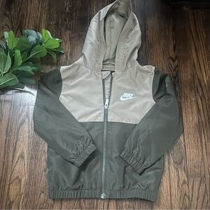 Nike Toddler sz 3-4 yrs Olive and Beige Lightweight Jacket